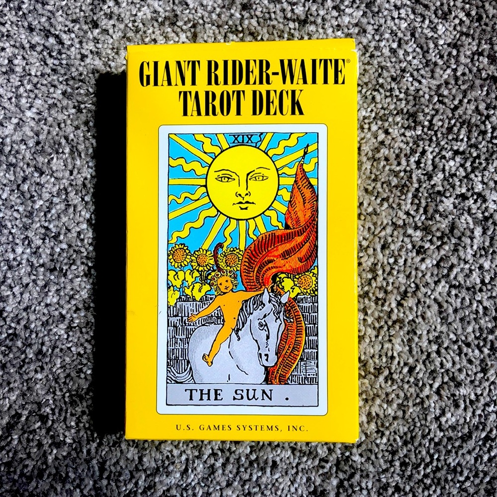 Giant Rider Waite Tarot Deck